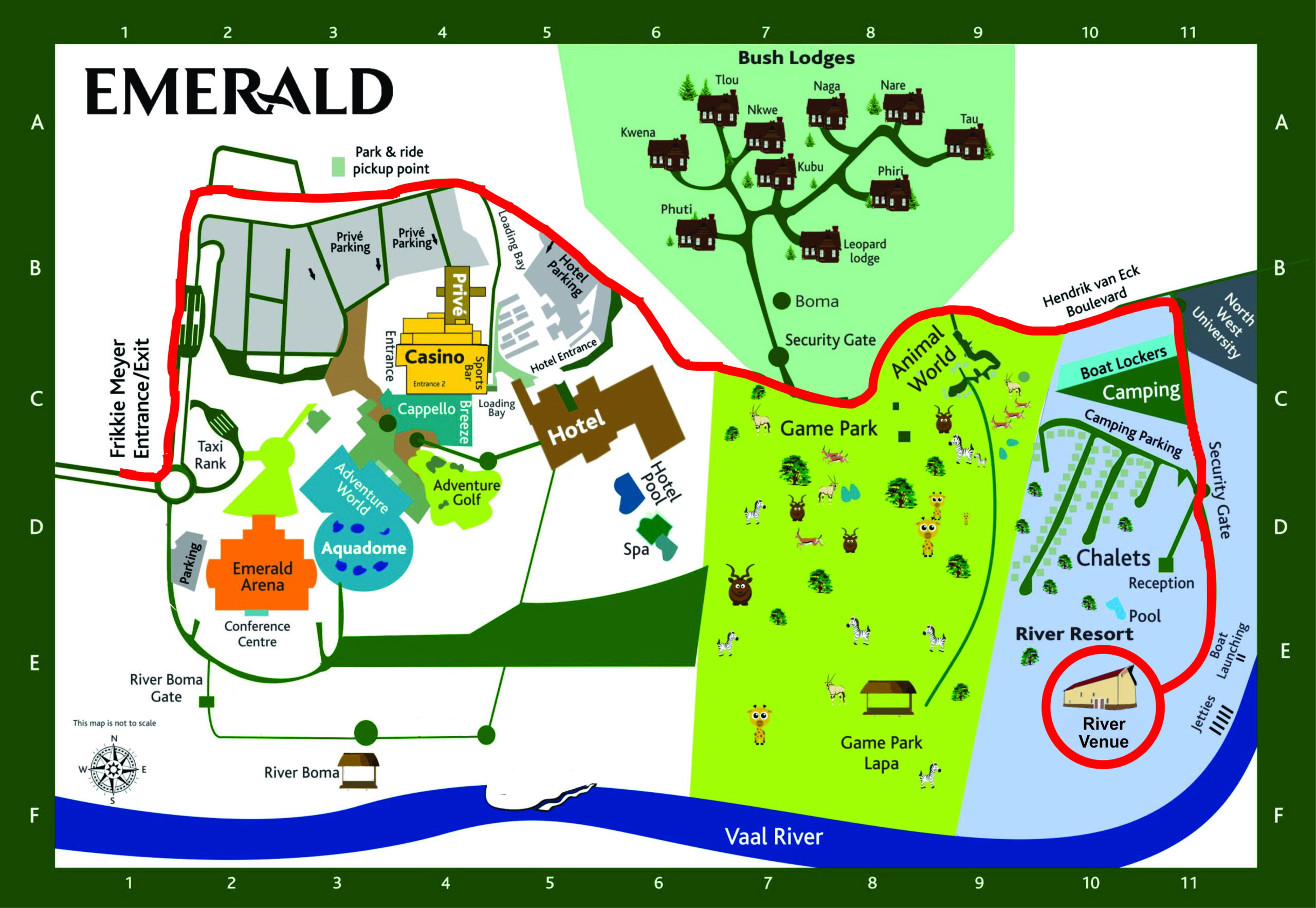 Directions to River Venue